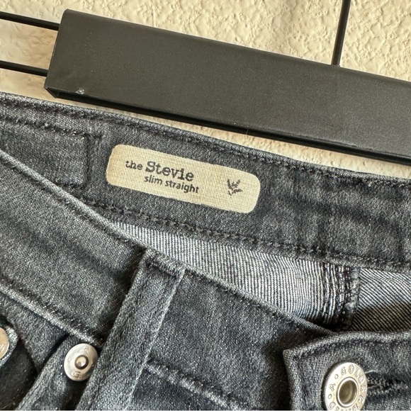 Adriano Goldschmied the Stevie slim straight gray jeans size 27 - Picture 5 of 7